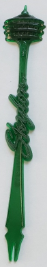 Primary image for SKYLON in Niagara Falls, Ontario, Canada Swizzle Stick, Green, vintage
