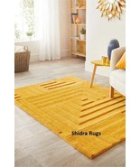 Hand Tufted Rug High Low  Pile Design 100%Pure Woolen Handmade Area Rugs, High  - $750.00