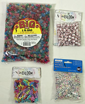 LOT OF 2lb PACKS OF, ALPHABET and  BEADS LOT #11 - $9.78
