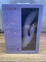 Calexotics G-love G-bunny Purple G-spot Vibrating Dildo Rechargeable Variable - £48.55 GBP