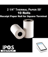iPOS Supply Receipt Paper 10 Rolls for Square Terminal Credit Card Machine - $9.89