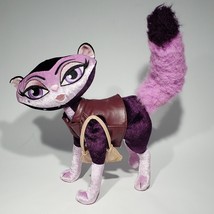 Bratz Petz Anthropomorphic 10&quot; Purple Pink Cat Plush Poseable Bendable - £8.56 GBP