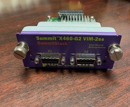 Extreme Networks Summit X460-G2 VIM-2ss 2-PORT 10GBASE-E CX4 Stacking Module 167 - $88.83