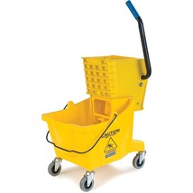 Carlisle FoodService Products Mop Bucket with Side-Press Wringer for Floor - £83.24 GBP