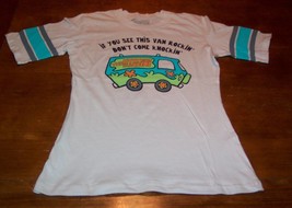Teen Jrs Women&#39;s Vintage Style SCOOBY-DOO The Mystery Machine T-shirt Medium New - £15.79 GBP