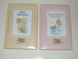 Pair of Precious Moments Hardcover Books - Gift of Love, Bible Promises - £5.49 GBP