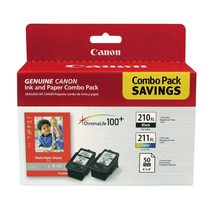 Canon 2973B004 PG-210 XL and CL-211 XL Ink and Glossy Photo Paper Combo ... - £43.24 GBP