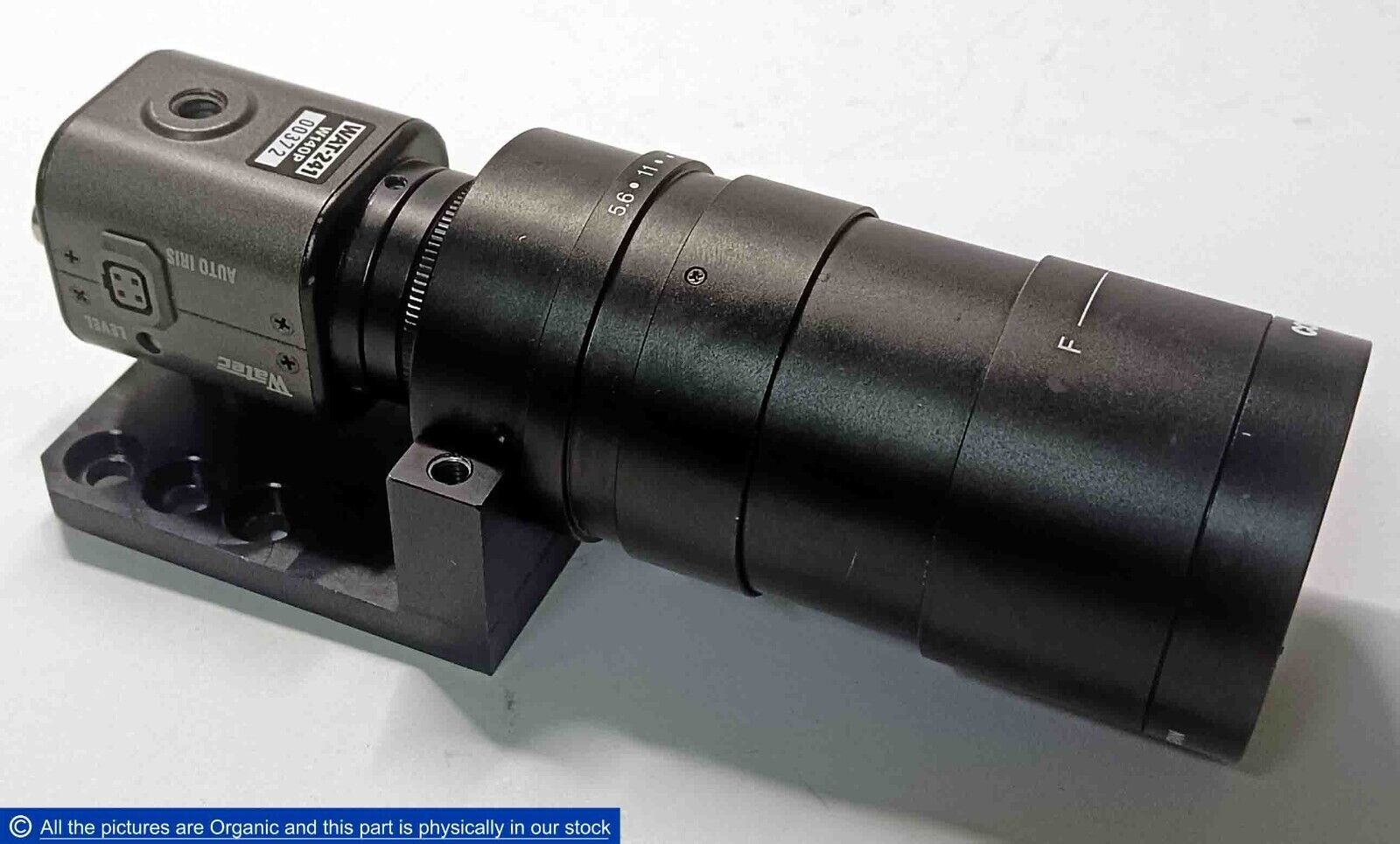 Watec WAT-241 Color CCD Camera W140P W/ Computar Macro 10X Lens Inspecti... - $998.00