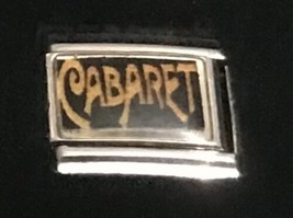 Cabaret Italian Charm Enamel Link 9MM Broadway - £10.57 GBP