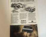 1980 International Harvester Scout Vintage Print Ad Advertisement pa10 - $7.91