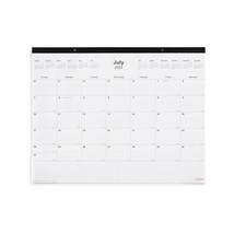 2022-2023 Staples Academic 22&quot; x 17&quot; Monthly Calendar Black (ST12952-22) - $19.99