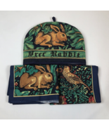Brer Rabbit Tea Cozy Past Times Quilted Cotton Tea Pot Cover with Tea To... - $727.09 MXN