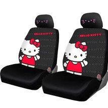 New Design Hello Kitty Core Car Seat Cover with Kitty Face Headrest - £48.37 GBP