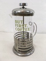 Alfred But First Coffee Stainless Steel Glass Carafe 3-cup French Press - £7.91 GBP