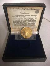 1975 Philippines 1000 PISO GOLD COIN PROOF SEALED Marcos 9.95gms BOX wit... - $1,849.88
