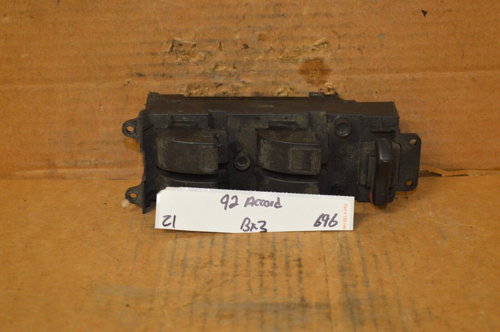 98-02 Honda Accord Left Side Master Switch OEM Door Window Lock 696-Z1 Bx 3 - $6.99