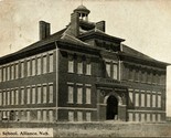 Alto Scuola Costruzione Alliance Nebraska Ne 1912 DB Cartolina A10 - $6.11
