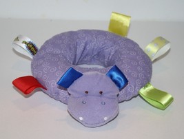 Taggies Early Years Hippo Soft Toy Replacement Plush Ring for Baby Stack... - $7.77