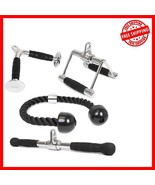 Compact Triceps Pull Down Equipment with V Handle &amp; Rotating Bar for Hom... - $1,651.82 MXN