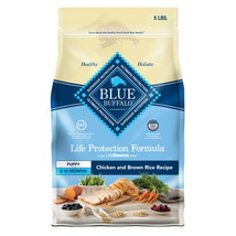 Puppy Dry Dog Food, Chicken &amp; Brown Rice, 5 lbs. - $21.72