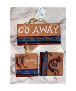 3 Javier Ramirez Handmade Terracotta Tile Wall Decor Southwestern Chilli... - $81.83 CAD