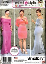 Simplicity 8045 Mimi Style Women&#39;s Sewing Pattern Size 20W-28W - UNCUT - $5.75