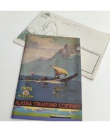 Vintage 1950 Alaska Steamship Company Dinner Menu with envelope. - £19.33 GBP