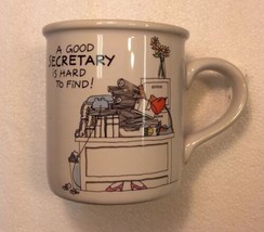 Secretary Coffee Mug &quot;A Good Secretary is Hard to Find&quot; Coffee Cup Gift ... - £6.81 GBP