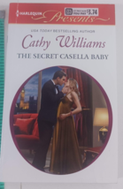 the secret casella baby by cathy williams harlequin novel fiction paperback good - £4.73 GBP
