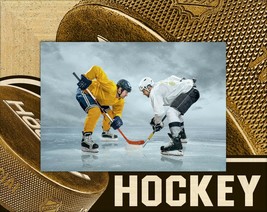 Hockey Laser Engraved Wood Picture Frame (5 x 7) - $30.99