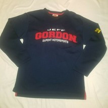 Winners Circle Jeff Gordon #24 NASCAR DuPont Navy Blue Crewneck Sweatshirt VTG  - £21.41 GBP