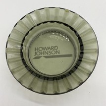 Vintage Cigarette Glass Ashtray HOWARD JOHNSON’S Gray Multi Slot 4.5 Inches - £7.46 GBP