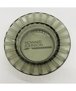 Vintage Cigarette Glass Ashtray HOWARD JOHNSON’S Gray Multi Slot 4.5 Inches - £7.41 GBP