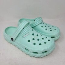 Amoji Garden Clogs Unisex W-10 M-8 Blue Casual Water Shoes Slip On - $20.00