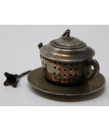 Vintage Teapot Shaped Tea Infuser/Strainer Stainless Steel - $336.99 MXN