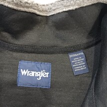 Wrangler Mens Medieval Blue Heavyweight 1/4 Zip Pullover Sherpa Jacket 112318250 image 3
