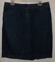 Excellent Womens J.Crew Style 94850 Dark Blue J EAN Skirt Size * - £19.84 GBP