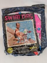 Vintage 1970 Duck Swim Ring Inflatable Boat Pool Toy Floatie 21 x 18 Ahi... - $38.44