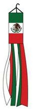 MEXICO FLAG WINDSOCK flying wind sock flag garden  FL621 new twirling me... - £5.30 GBP