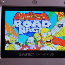 The Simpsons Road Rage Nintendo Game Boy Advance Authentic Homer Bart Krusty - £18.39 GBP