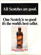 1968 Johnnie Walker Red Scotch Whiskey Whisky Alcohol Vintage Magazine Print Ad - £19.24 GBP
