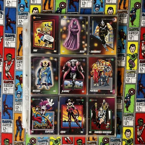 Primary image for 1992 Impel Marvel Card Series Lot of 134 Spider-Man Galactus Kree Skrull