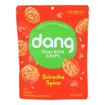 Dang - Sticky Rice Chips - Sriracha - Case Of 12 - 3.50 Oz(D0102H5NAGP.) - £53.23 GBP