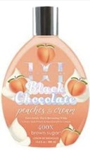 Brown Sugar DD Black Chocolate Peaches &amp; Cream 400X Bronzing Tan Lotion 13.5 oz - £33.54 GBP