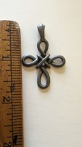 Large Celtic Knot open  loops Cross Pendant Vintage - £9.51 GBP