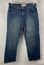 Levi Strauss Signature Mens 30x30 Dark Blue Relaxed Fit Straight Leg Denim Jeans - £15.90 GBP