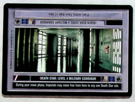 Death Star: Military Corridor CCG Card - Star Wars Premier Set - Decipher - 1995 - £1.18 GBP