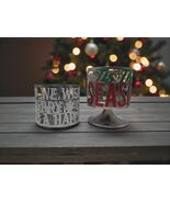 Bath &amp; Body Works 3-Wick Candle Holder Christmas Preowned Read Descripti... - €28,72 EUR