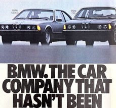 BMW 633CSi 733i 1980 Advertisement Vintage Automotobilia Mediocrity DWEE24 - £23.46 GBP