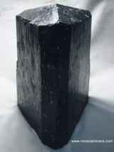 Large Black Tourmaline Crystal, 7 inch long Black Tourmaline, Negativity... - $1,345.00